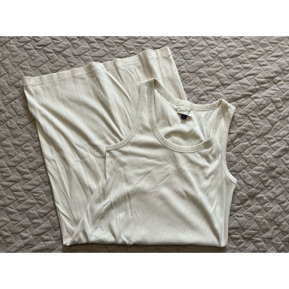 Universal Thread Cream Midi Dress Tank Style